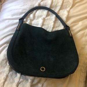 Beautiful suede never worn Louise et Cie bag!